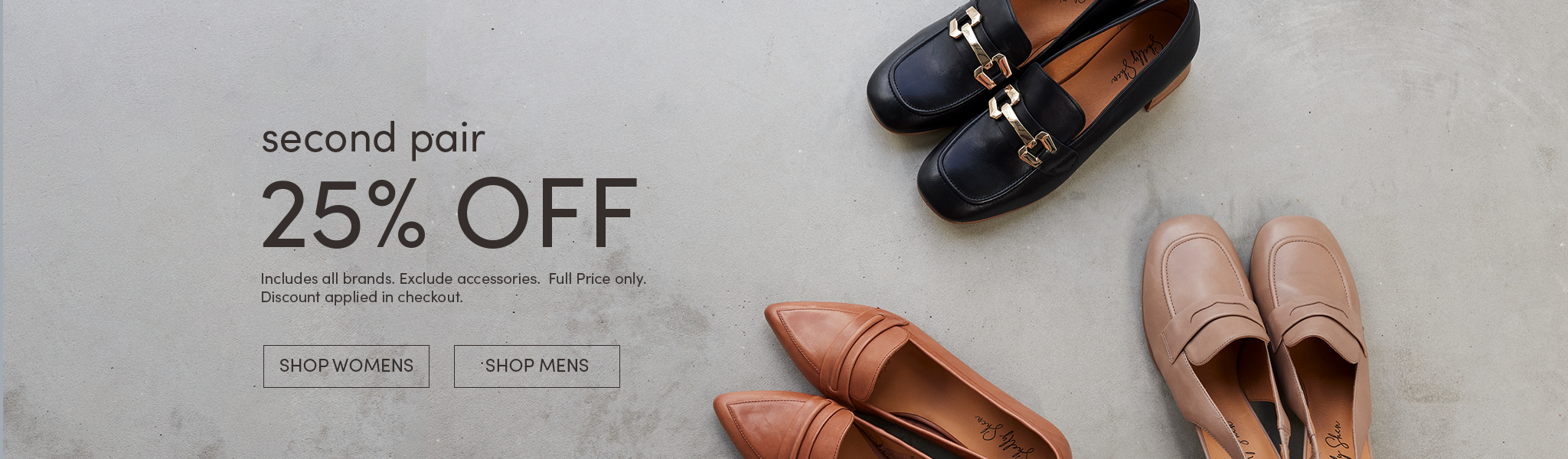Half price sale in Shoe Connection