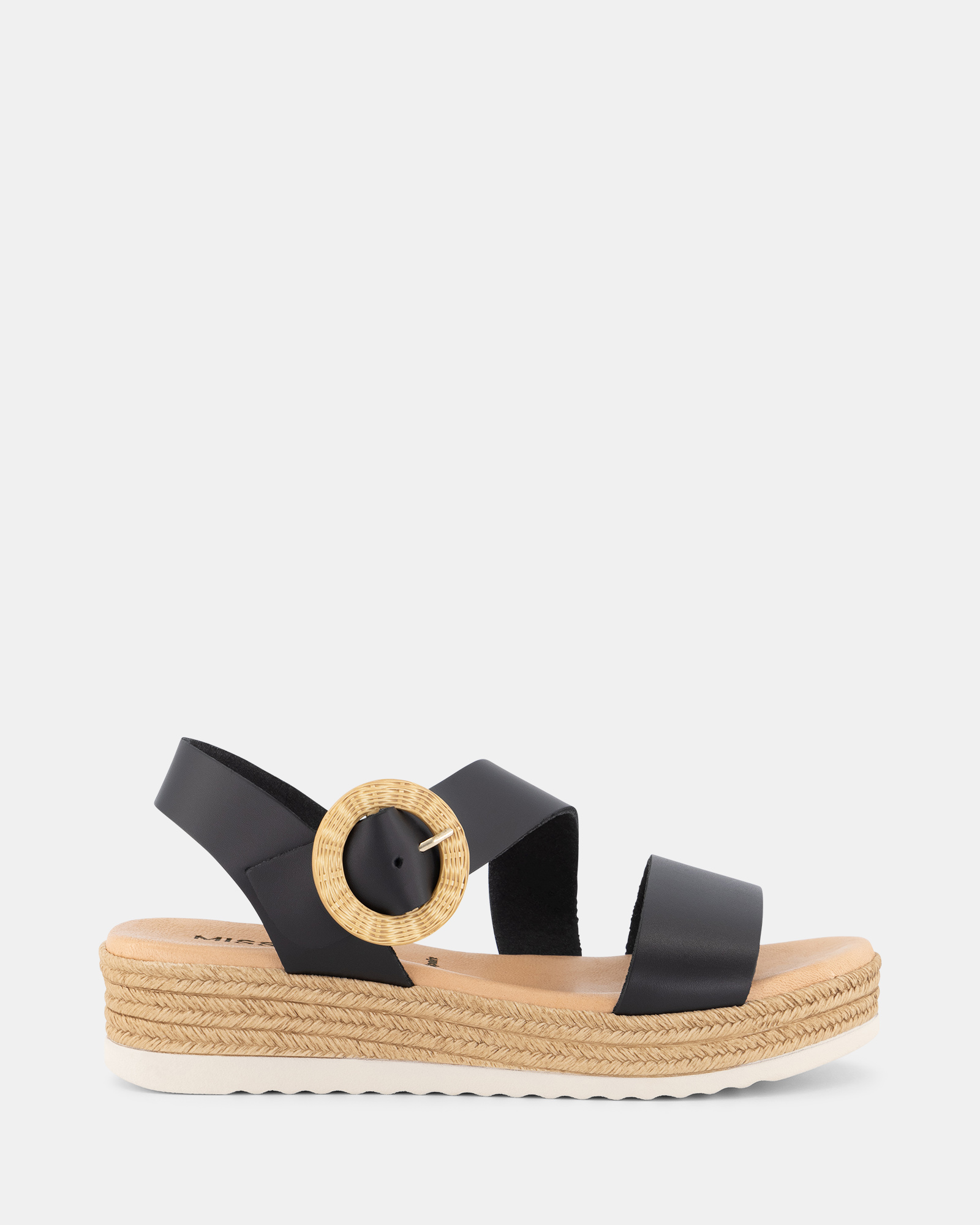 Miss Sofie Azura Sandals - Black | Shoe Connection AU