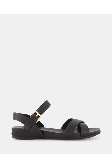 Black flat hot sale sandals australia