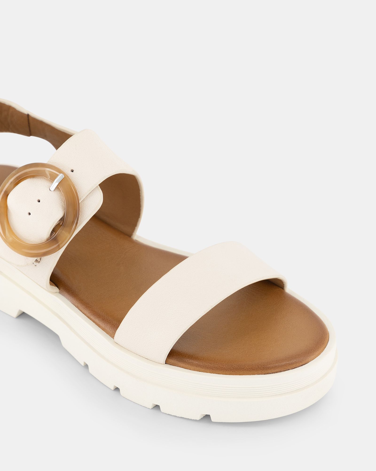 Buy Miriam Ecru Sandals Online At Shoe Connection