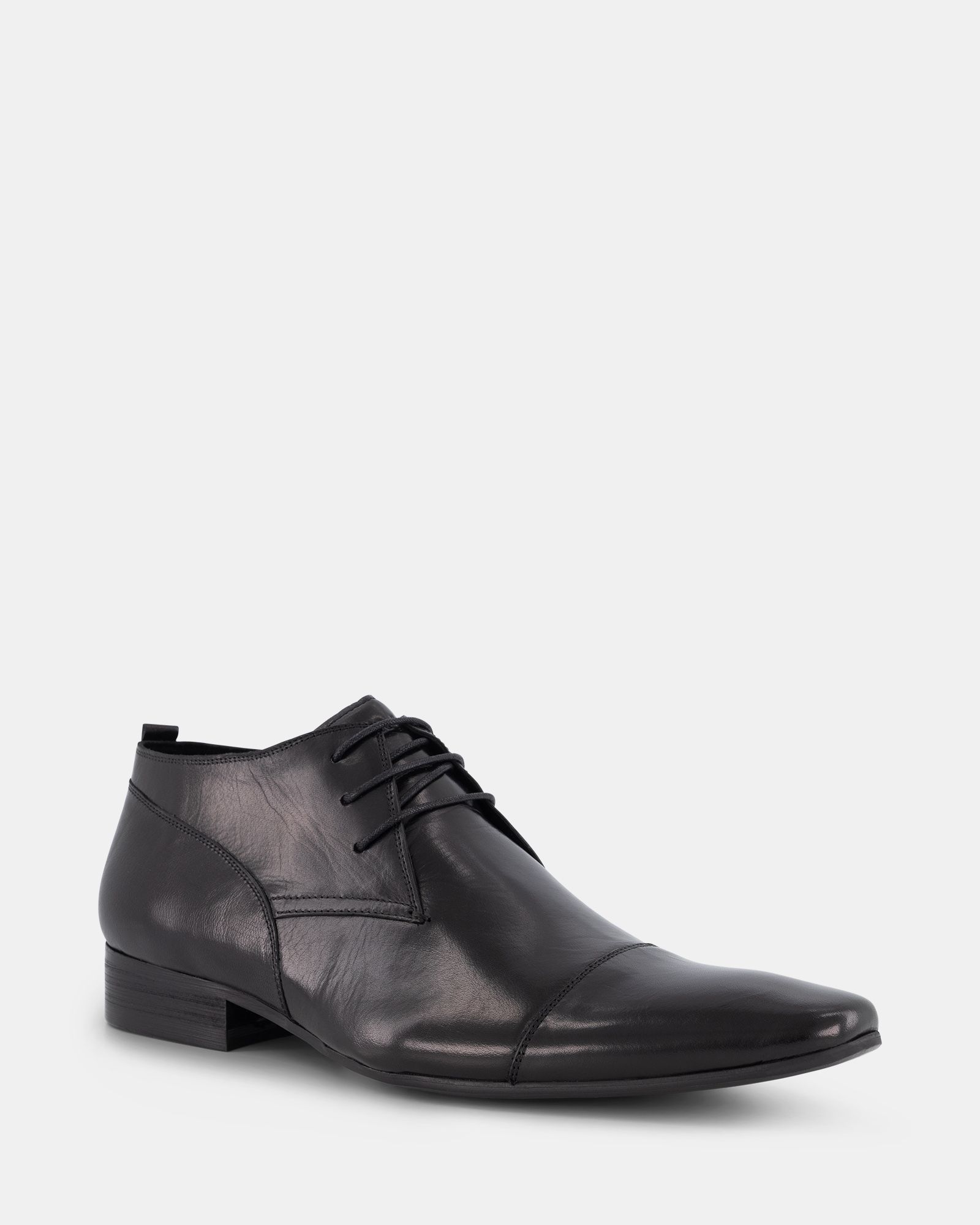 Peter James Saville Row Dress - Black | Shoe Connection AU