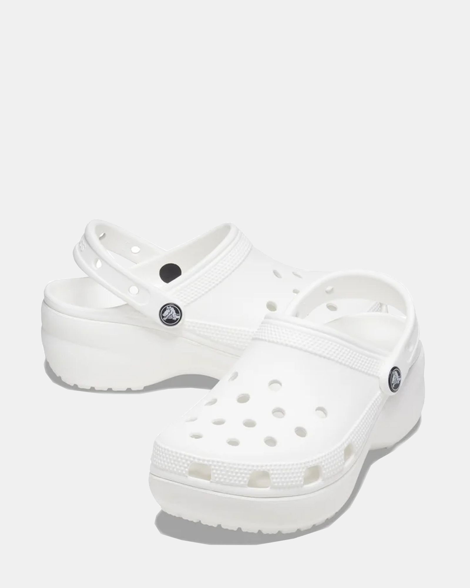 Crocs Classic Platform Clog Casuals - White | Shoe Connection AU