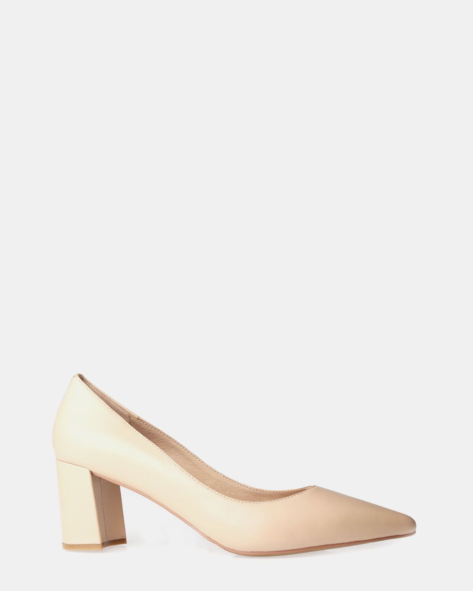Miss Sofie Ruth Heels - Blush Leather | Shoe Connection AU