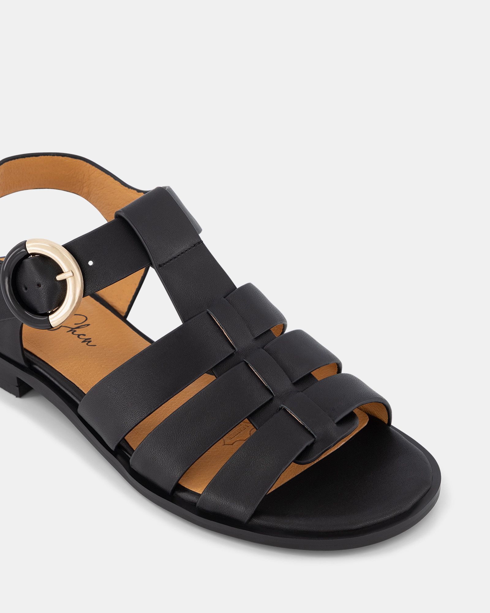 SHELLY SHEN Merinda Sandals - Black | Shoe Connection AU