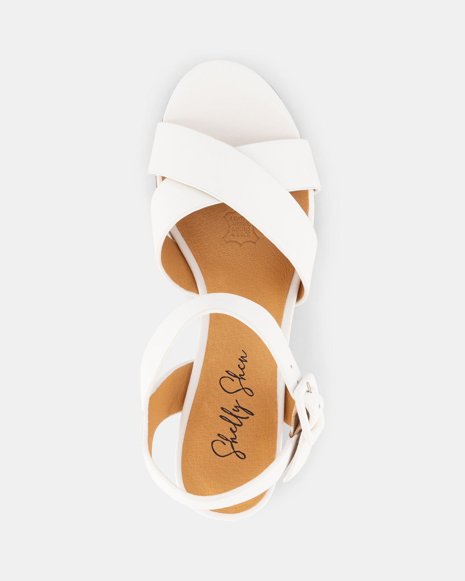 SHELLY SHEN Milos Heels - White | Shoe Connection AU