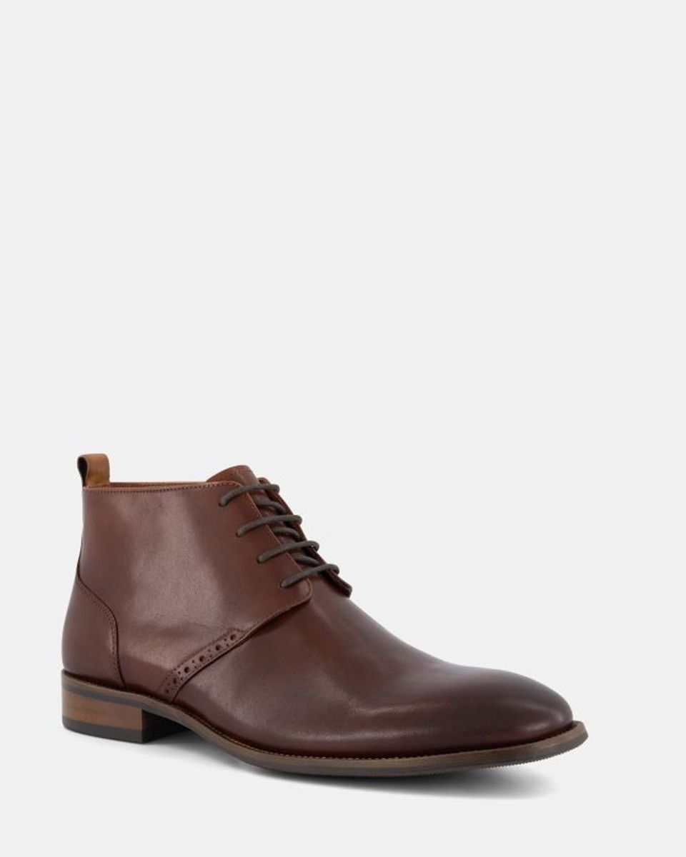 Peter James Owen Pj Dress - Tan Leather | Shoe Connection AU